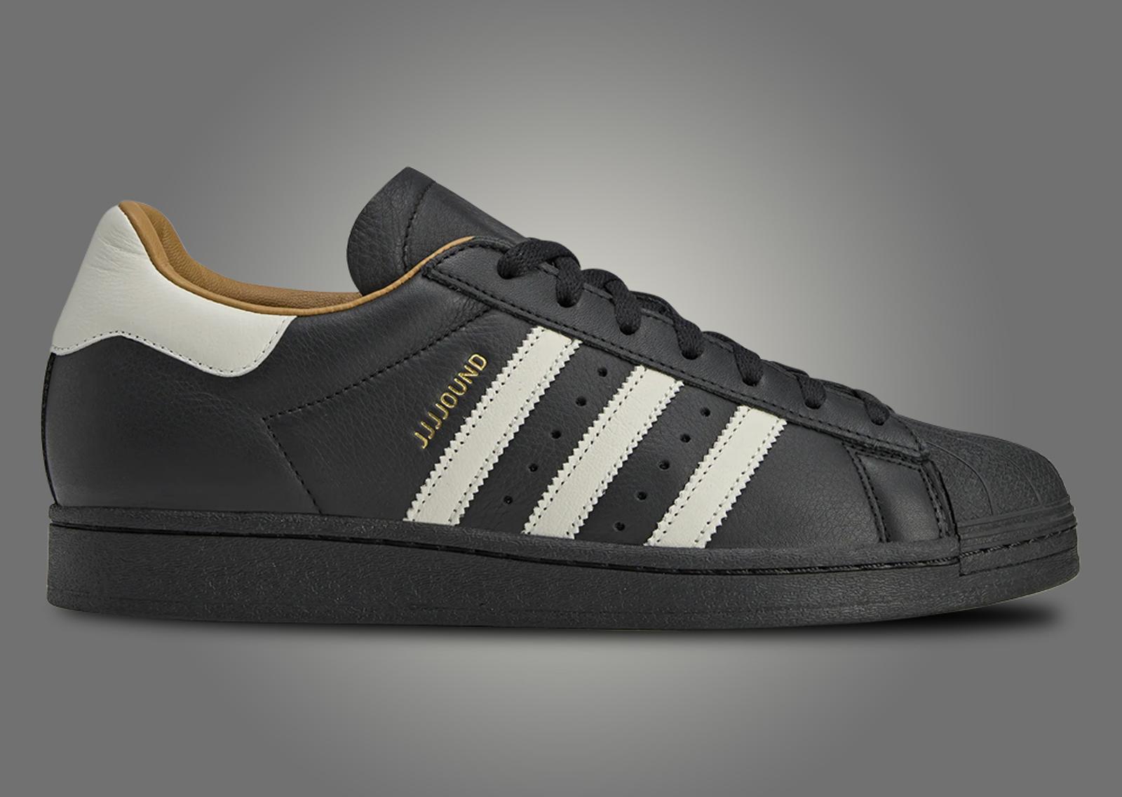 JJJJound x adidas Superstar 90 Made in Germany Black Lateral