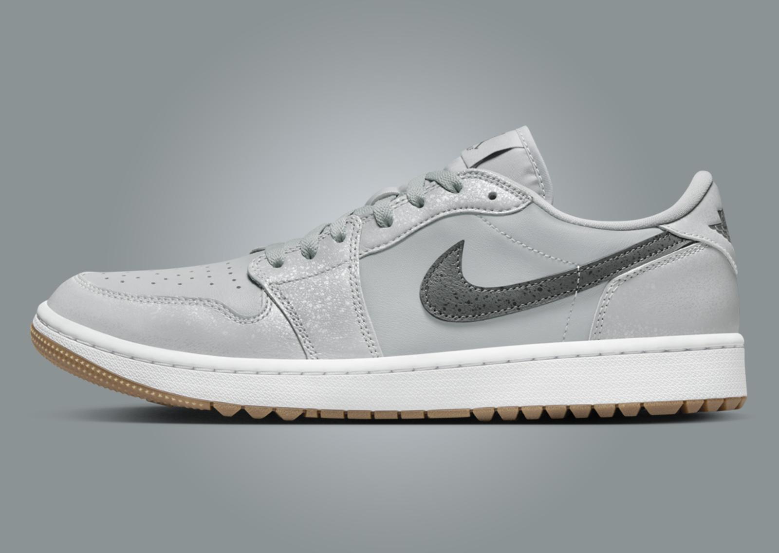 Air Jordan 1 Low Golf Wolf Grey Gum Lateral