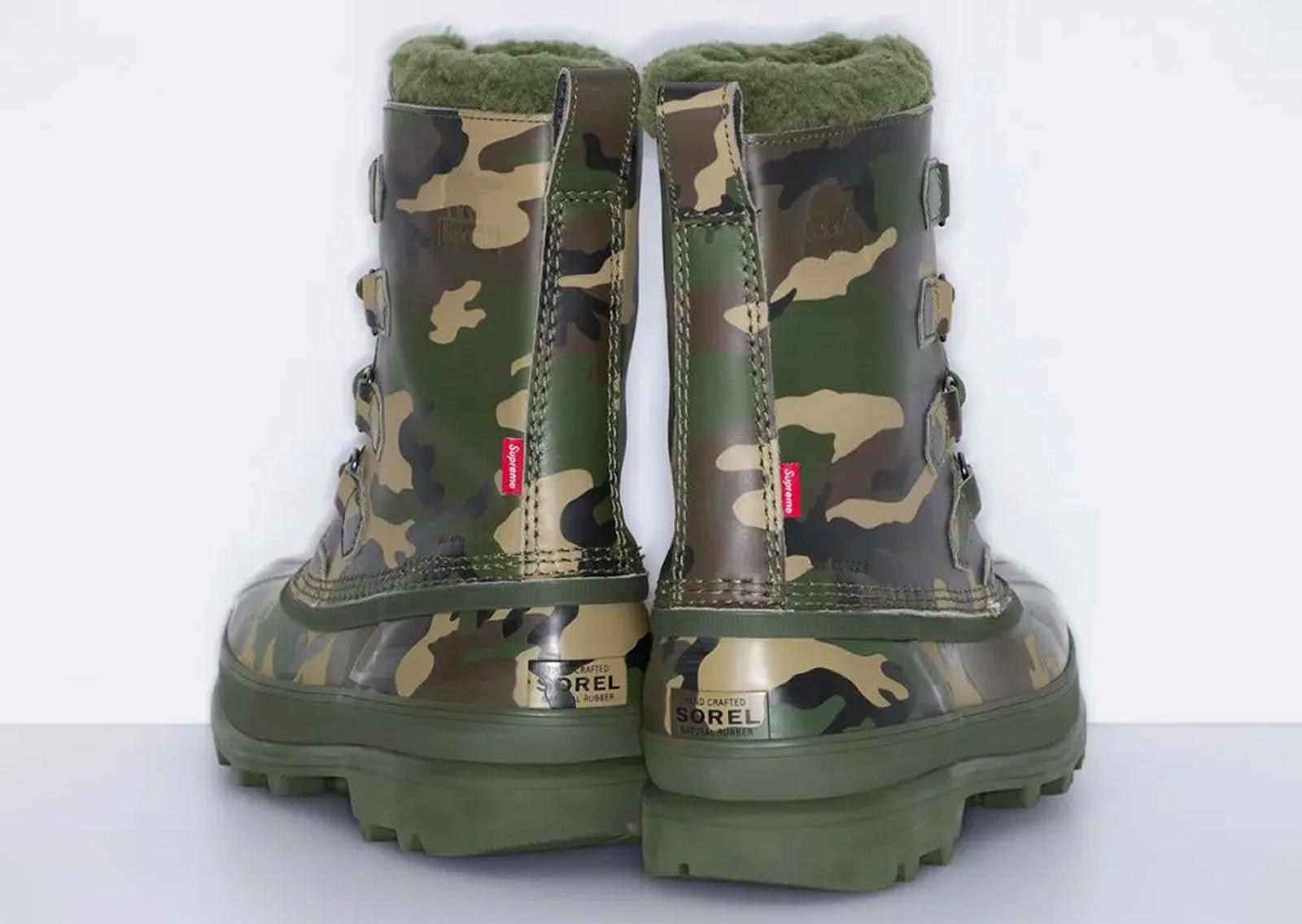 Supreme x SOREL Caribou Boot Camo Heel