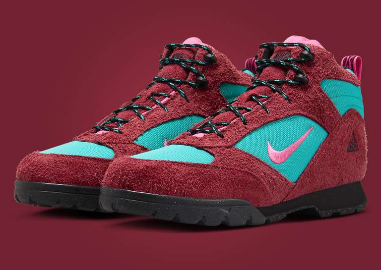 Nike ACG Torre Mid Team Red Dusty Cactus Angle