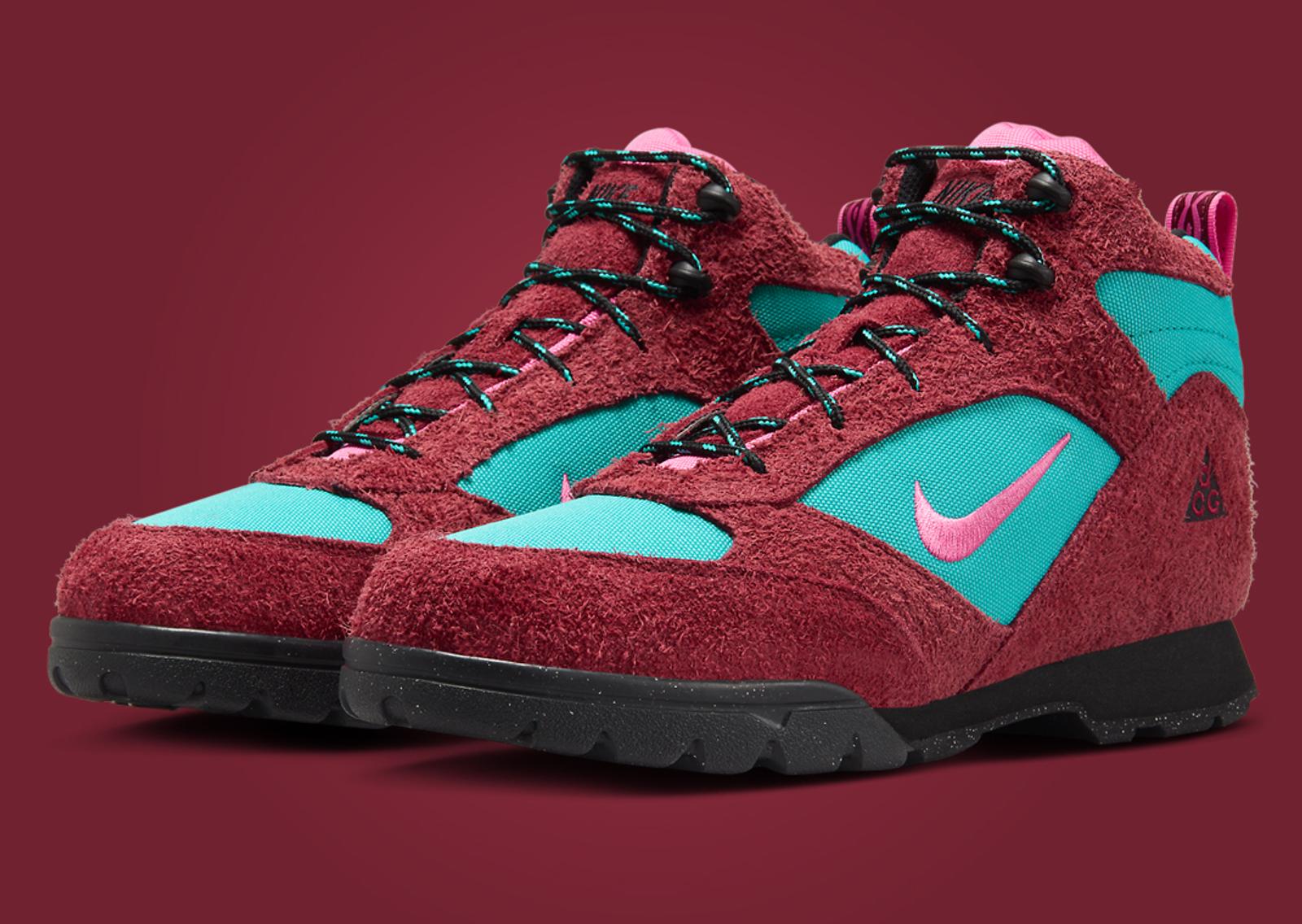 Nike ACG Torre Mid Team Red Dusty Cactus Angle