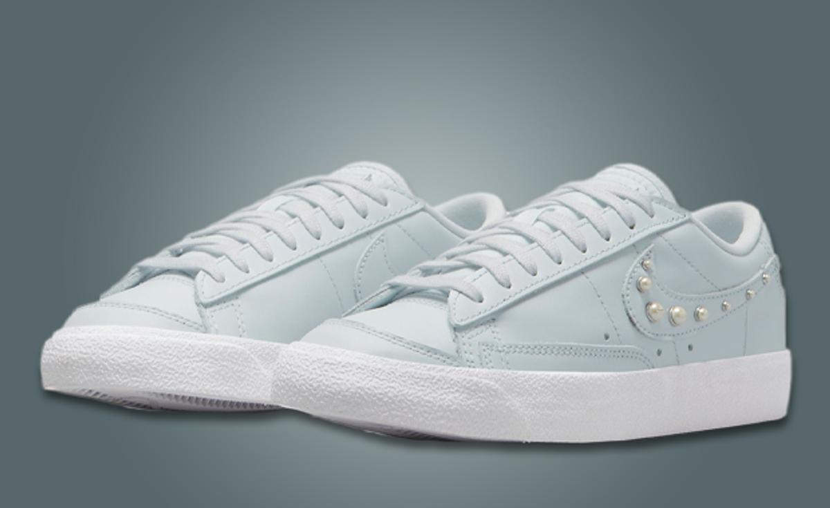 Pearls Accent This Nike Blazer Low