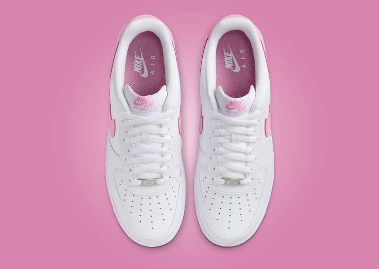 Nike Air Force 1 Low White Pink Rise Top