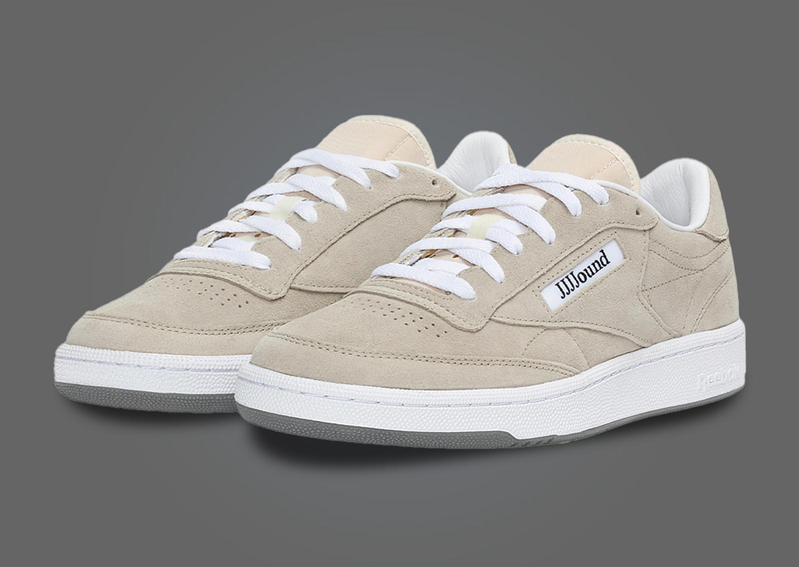 JJJJound x Reebok Club C Tan Angle