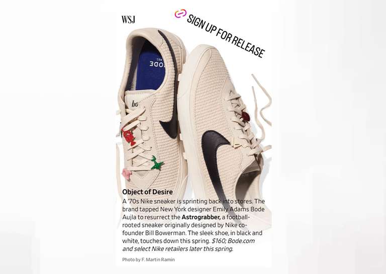 Bode x Nike Astrograbber SP Natural Ad