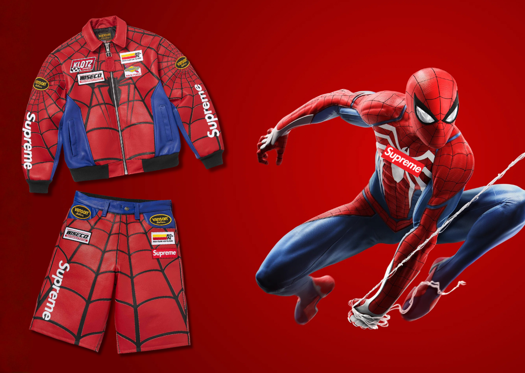 Web-Slinging Leather and Paisley Print: Supreme is Swinging into