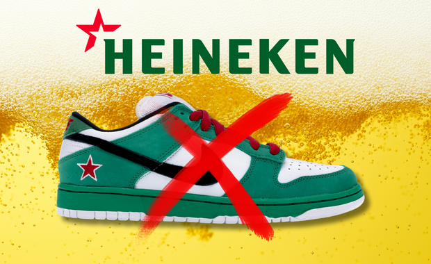 The Heineken x Nike SB Dunk Low Will NOT be Releasing in 2023