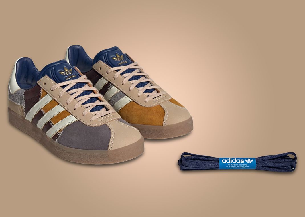 The atmos x adidas Gazelle 85 Patchwork Releases in 2024