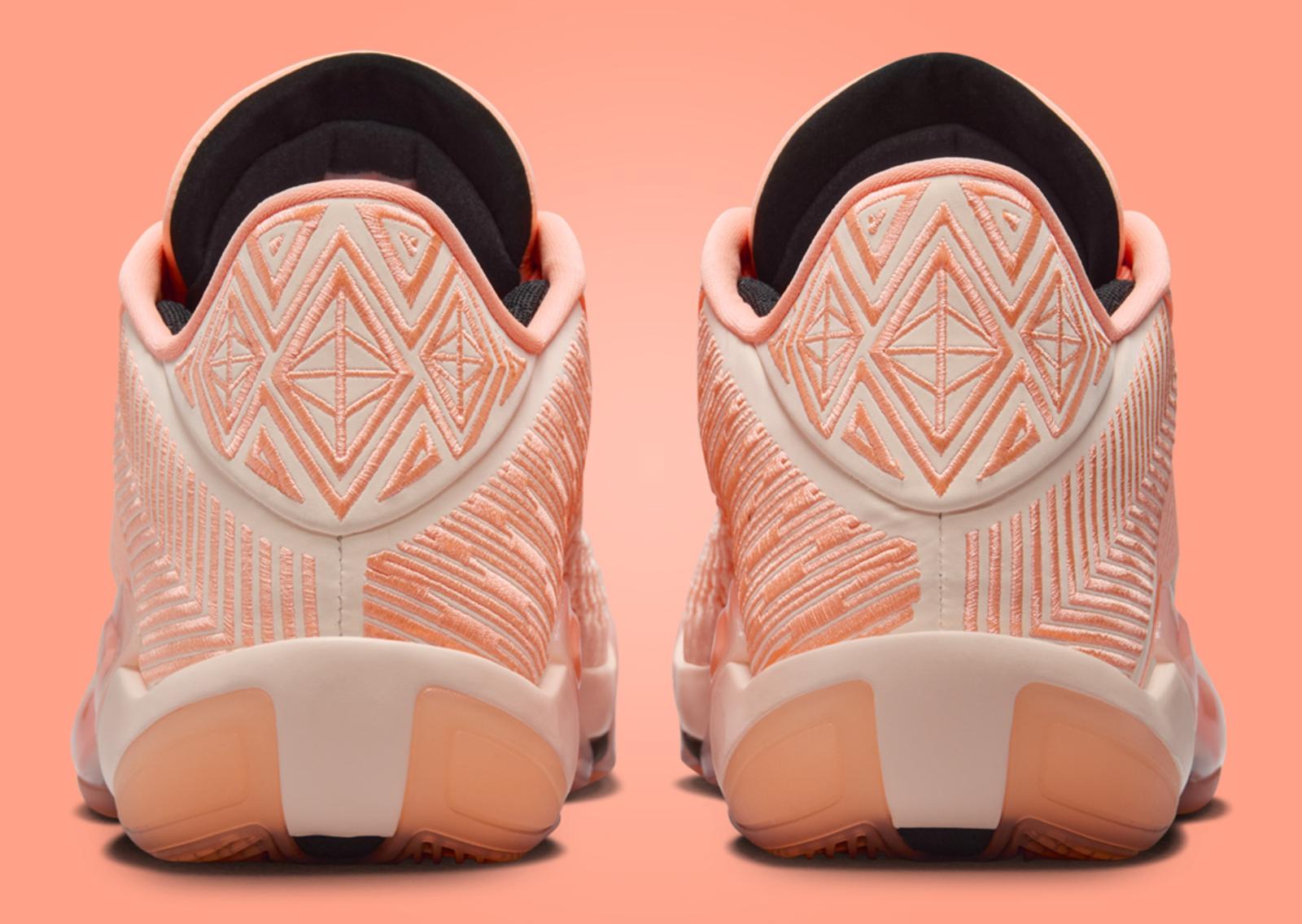 Air Jordan 38 Low Crimson Tint Heel