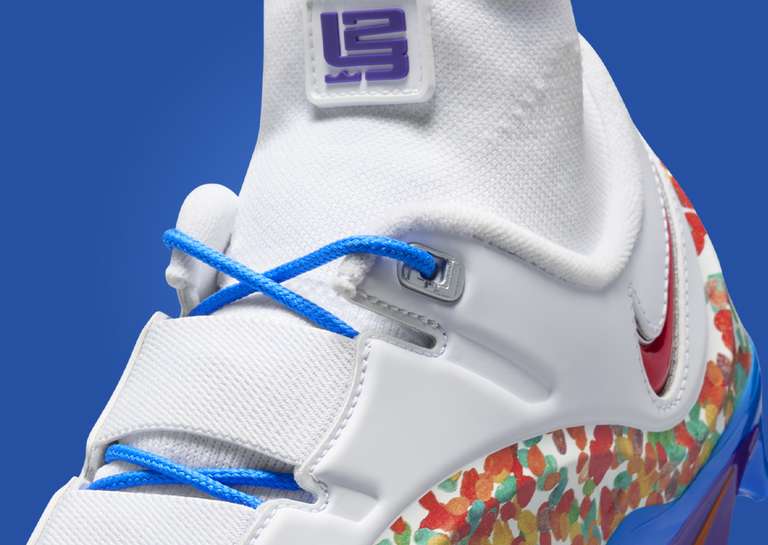 Nike LeBron 4 Menace Fruity Pebbles Tongue Detail