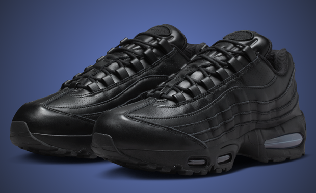Nike Air Max 95 Big Bubble Leather QS Triple Black