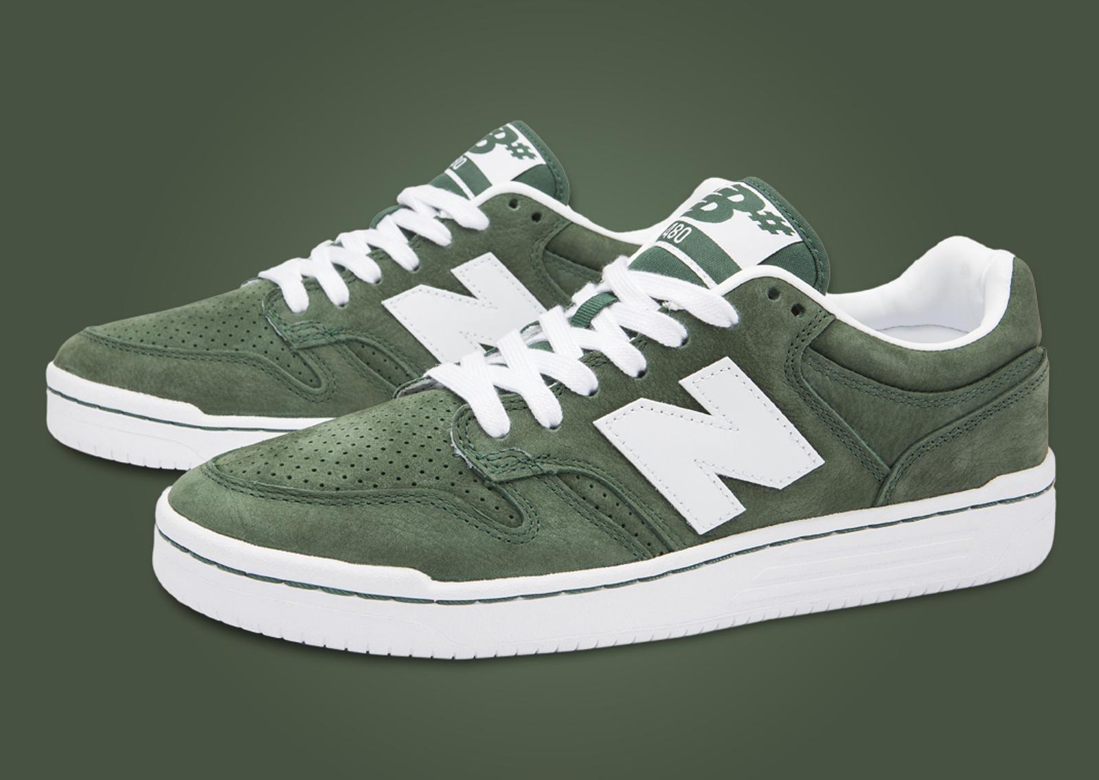 New Balance Numeric 480 Eighties Pack Boston Celtics Angle