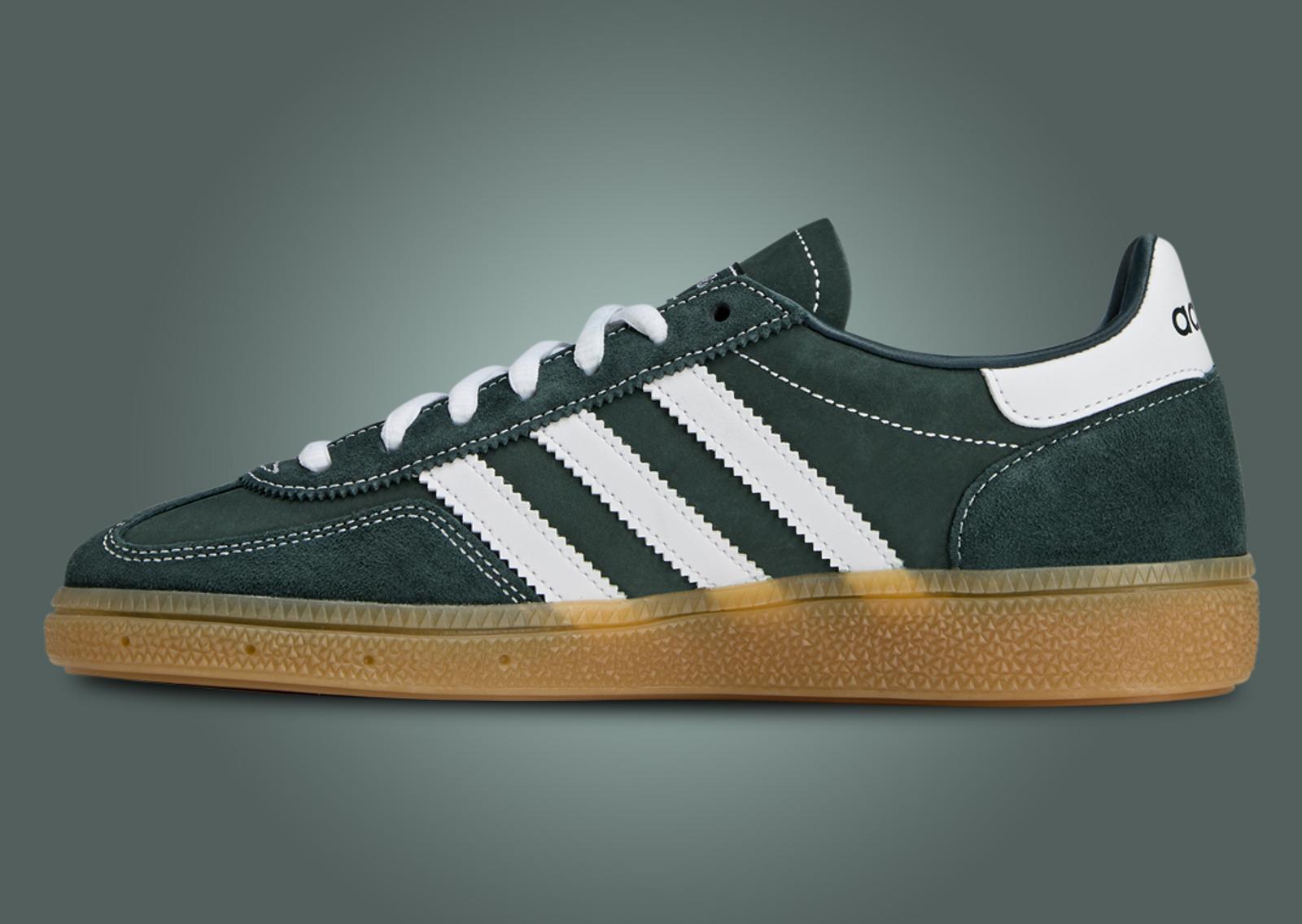 Sporty & Rich x adidas Handball Spezial Dark Green Medial