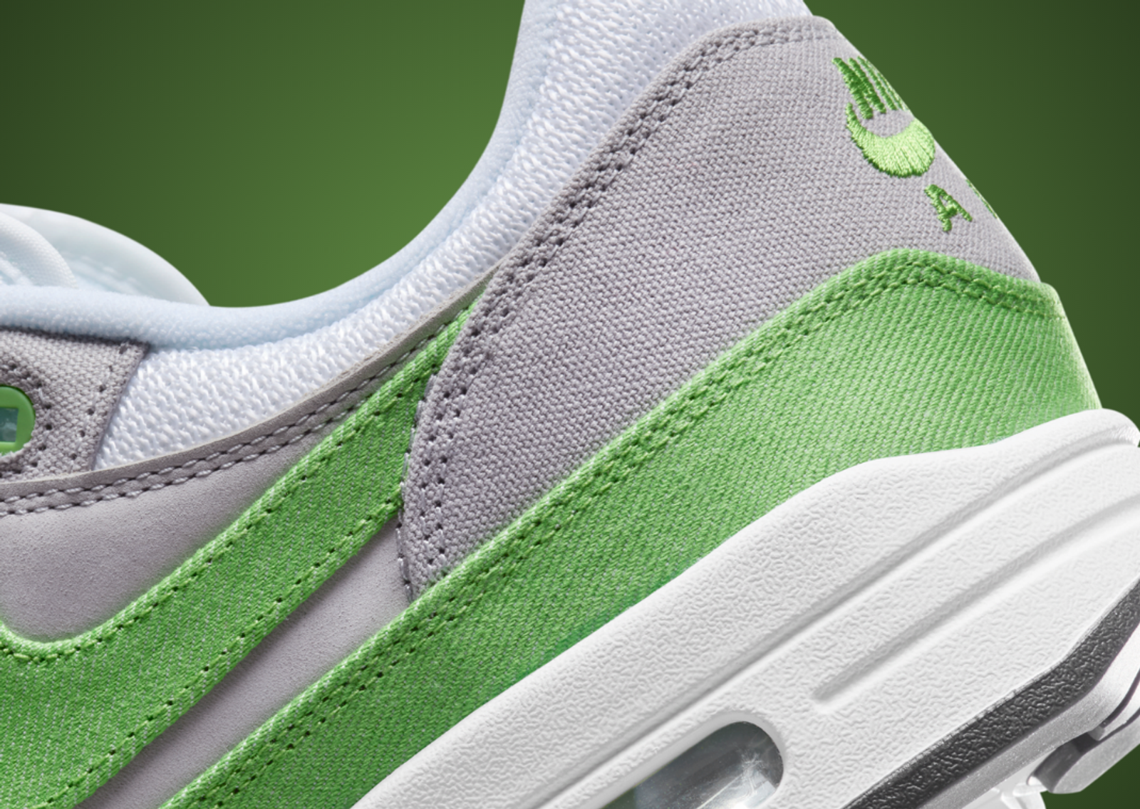 Patta x Nike Air Max 1 Chlorophyll 20th Anniversary Heel Detail