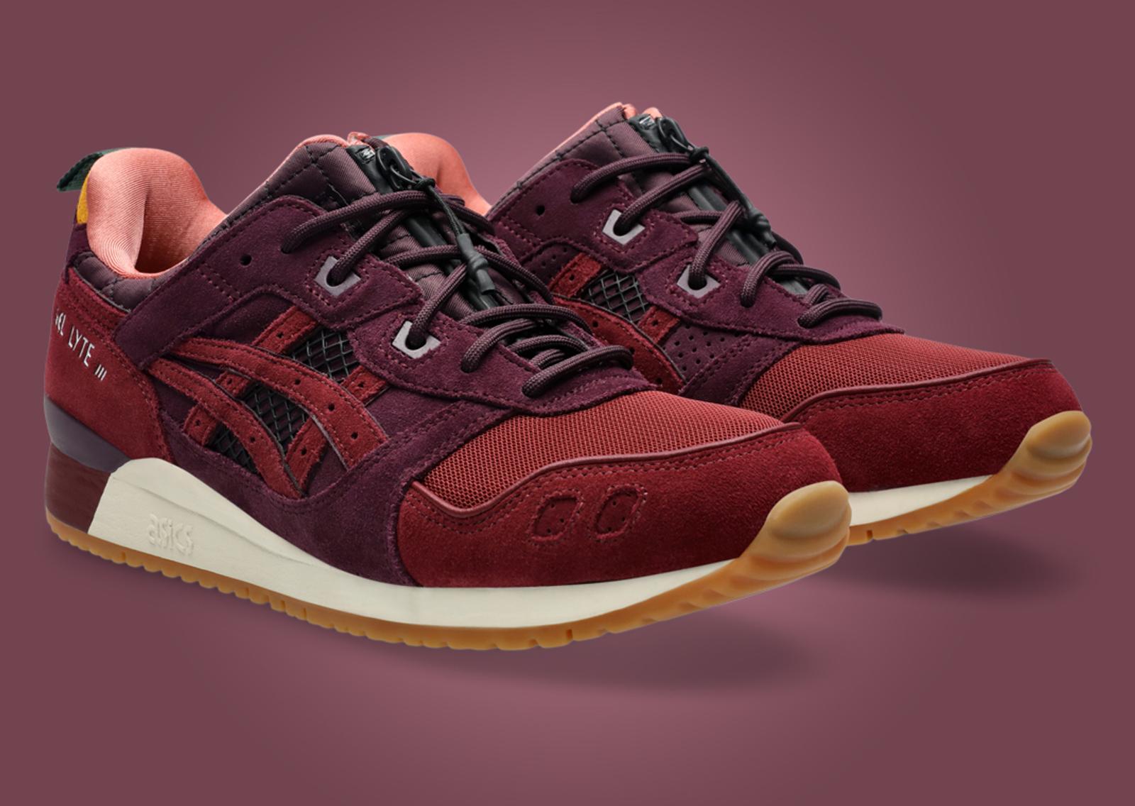 mita sneakers x Asics Gel-Lyte III Dried Rose Angle