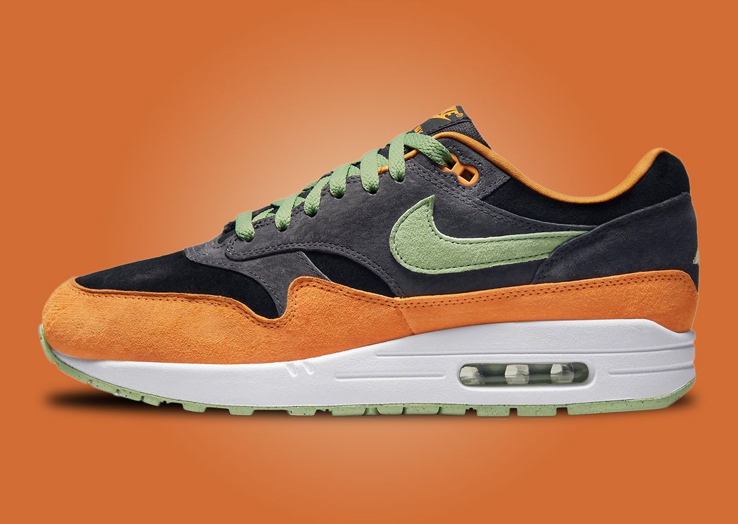 Air max clearance 1 green orange