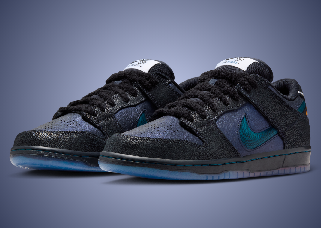 New Images of the Bluetile Skate Shop x Nike SB Dunk Show Mosaic
