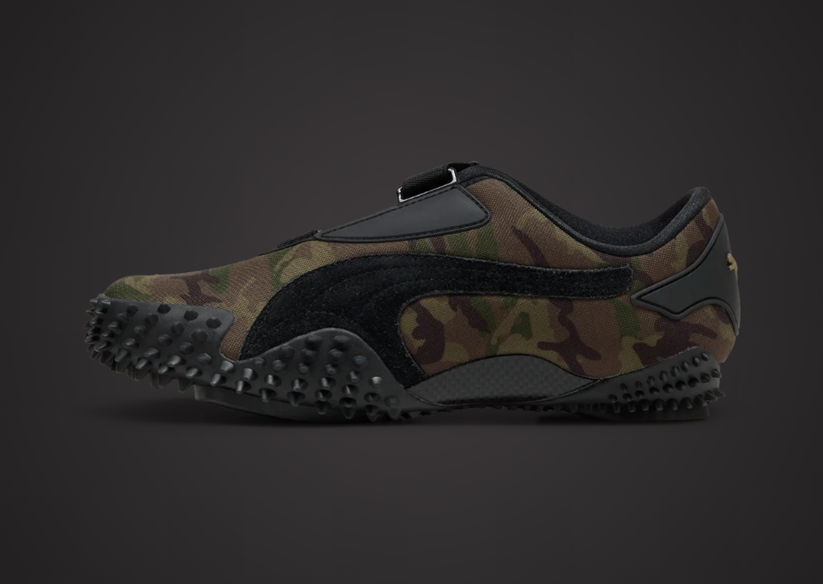 Puma Mostro Camo Olive Lateral