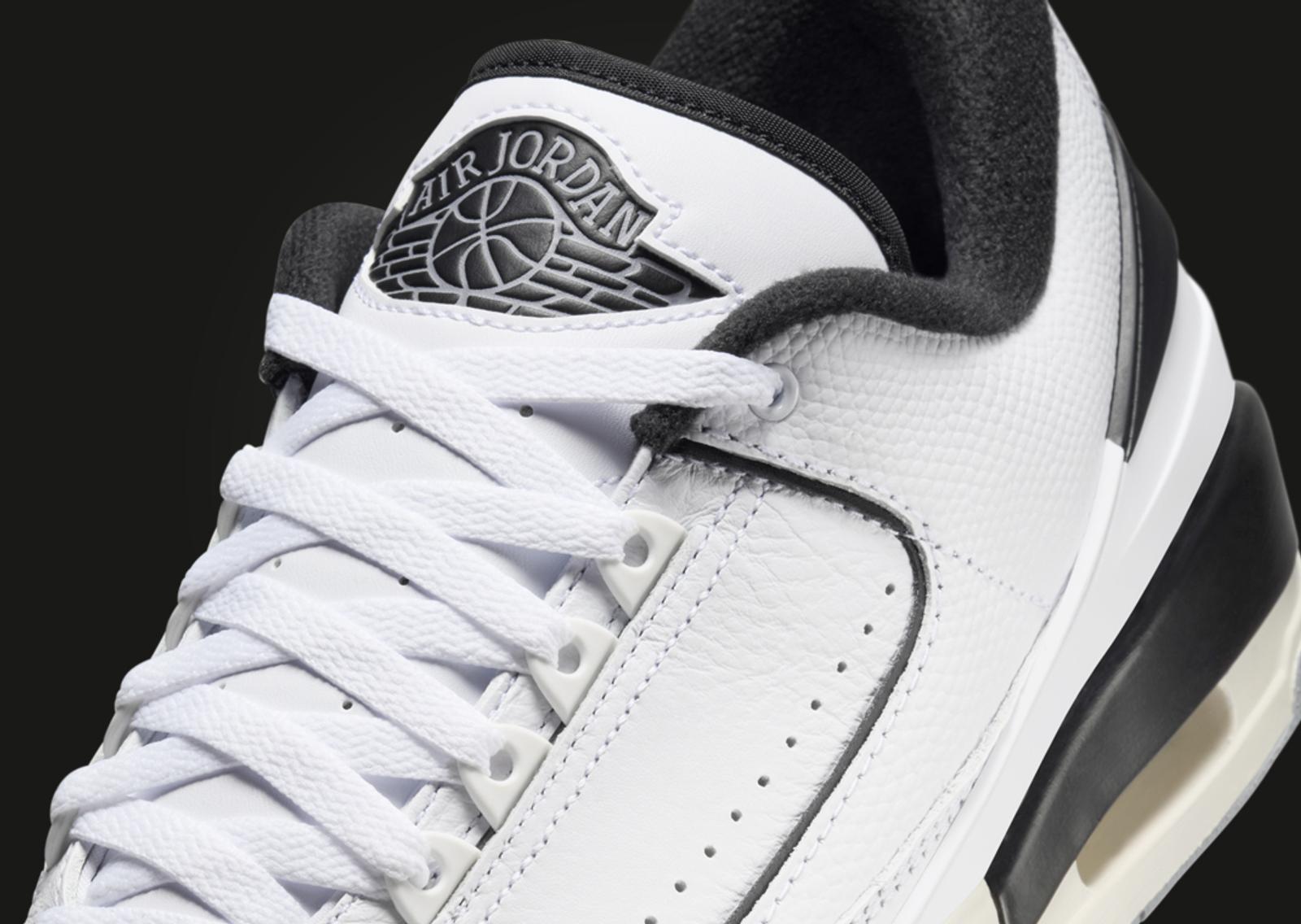 Air Jordan 2/3 White Black Detail