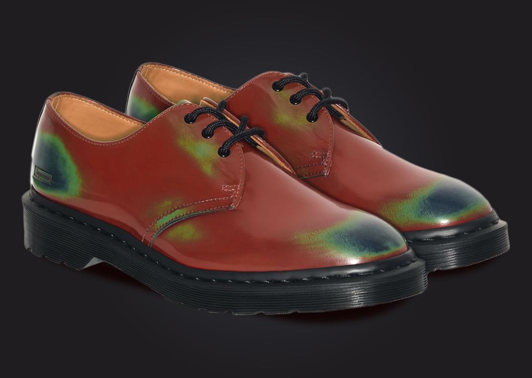 The Supreme x Dr. Martens 1461 3-Eye Shoe Wear Away Pack Releases ...