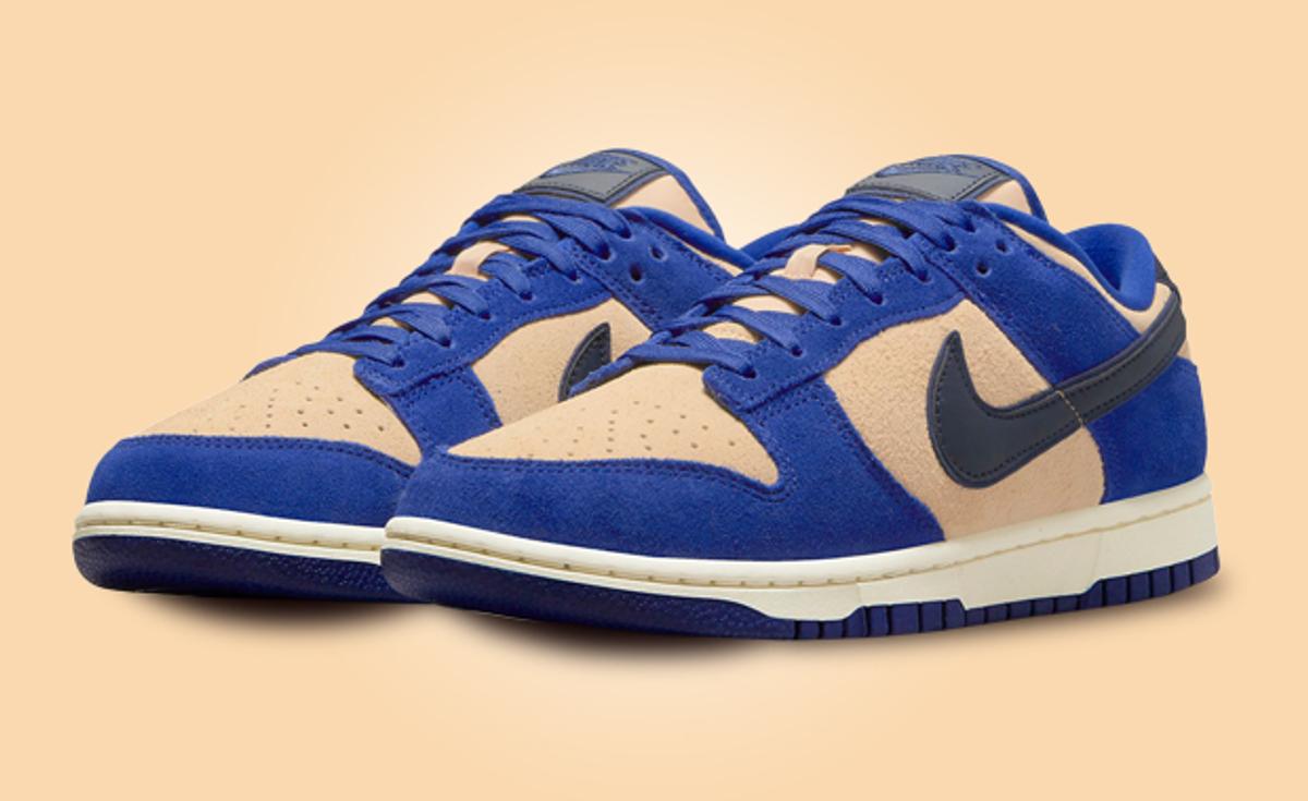 The Women's Exclusive Nike Dunk Low LX Blue Suede Drops June 13