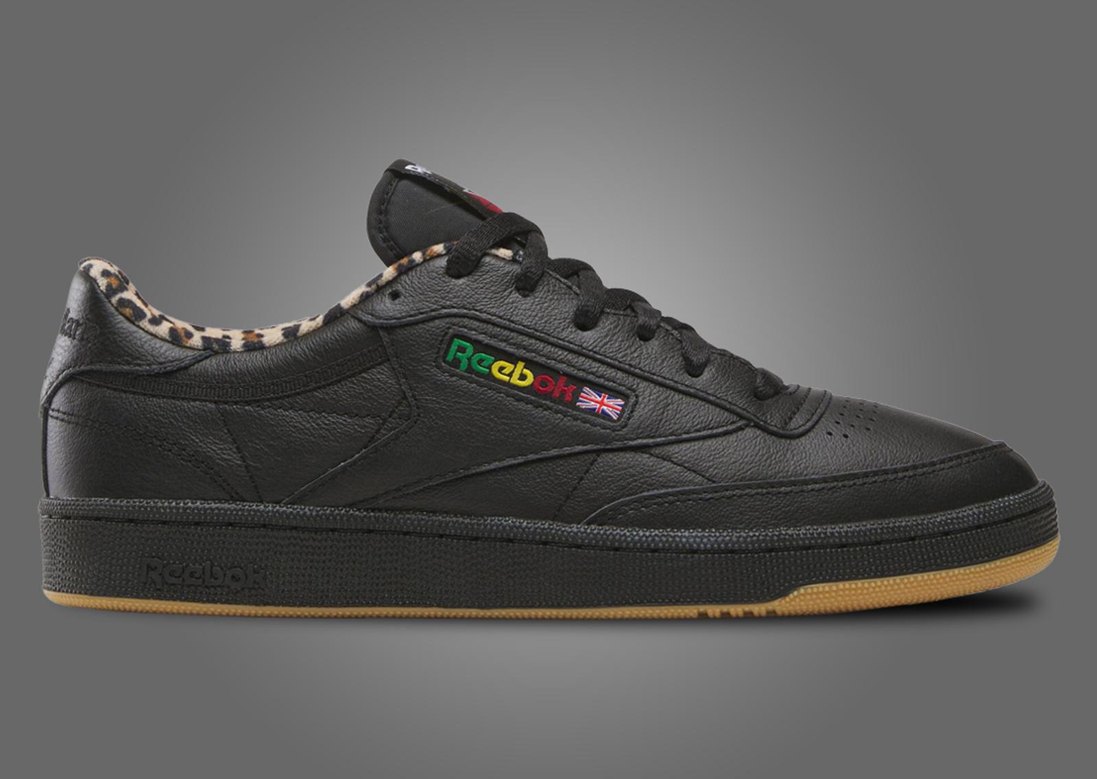 Wacko Maria x Reebok Club C 85 Black Lateral