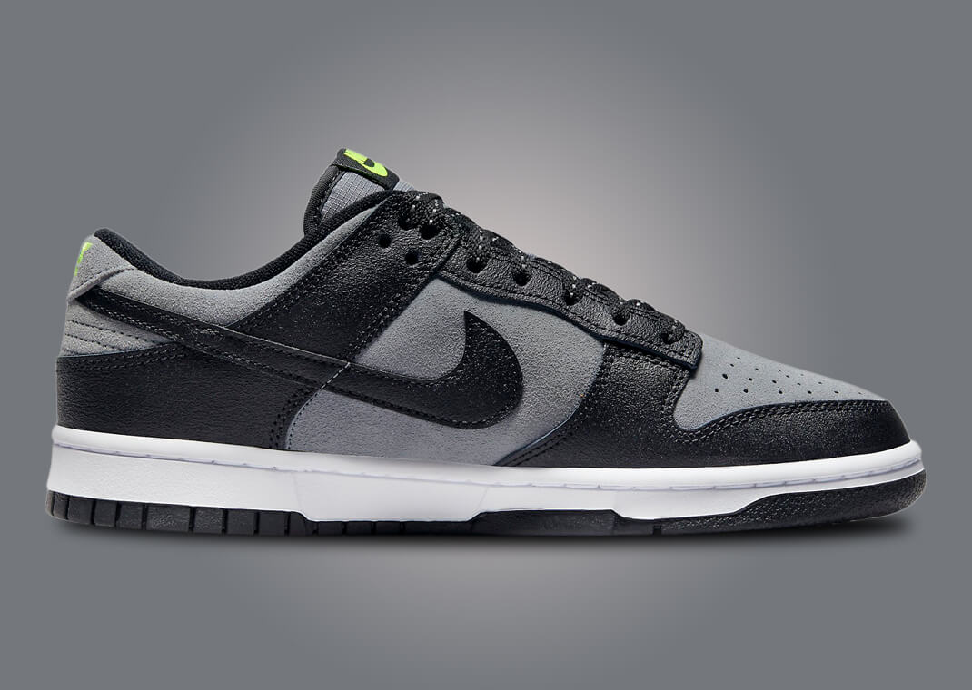 The Nike Dunk Low Black Grey Volt Keeps Things Stealthy - Sneaker News