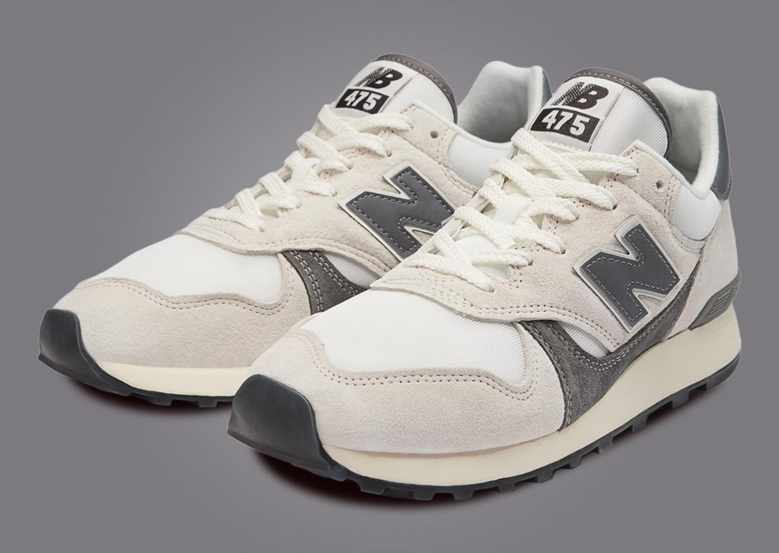 New Balance 475 Sea Salt Castlerock Angle