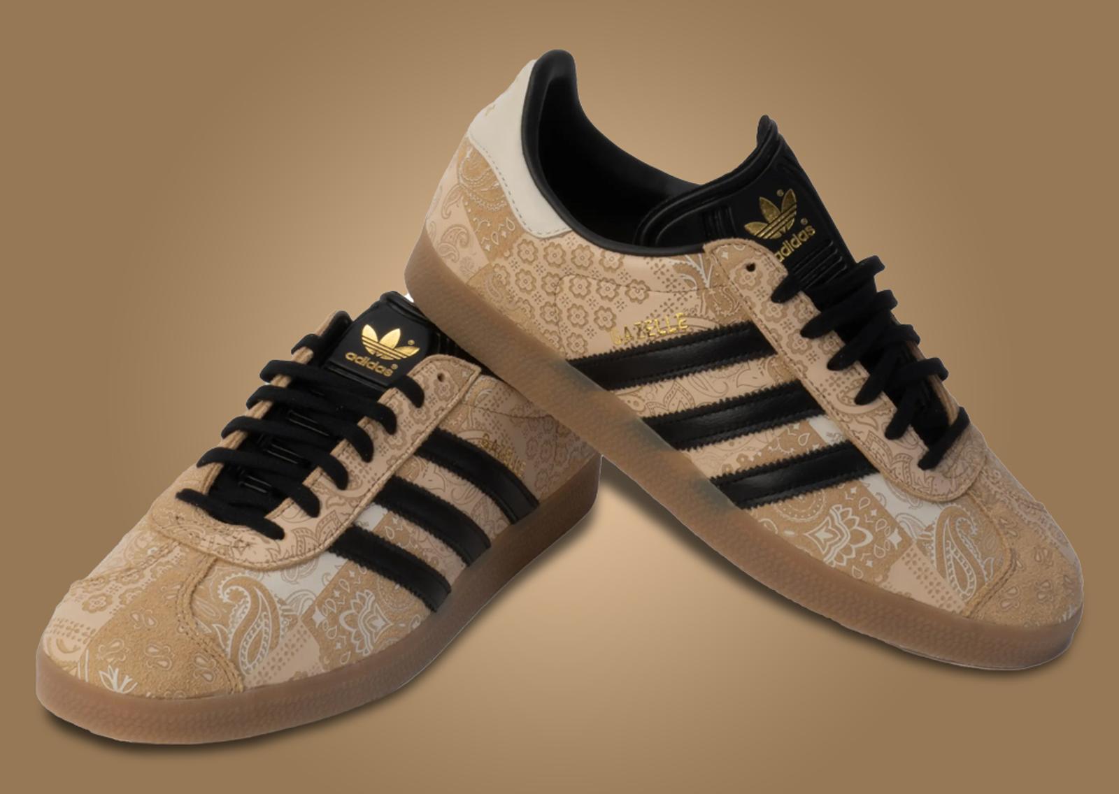 Shiekh x adidas Gazelle Paisley Print Toe Laterals