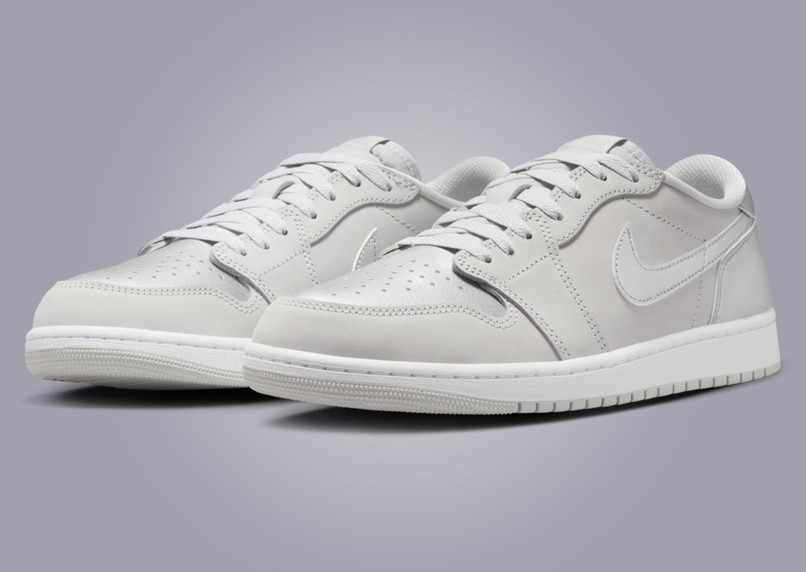 Air Jordan 1 Retro Low OG Silver Angle