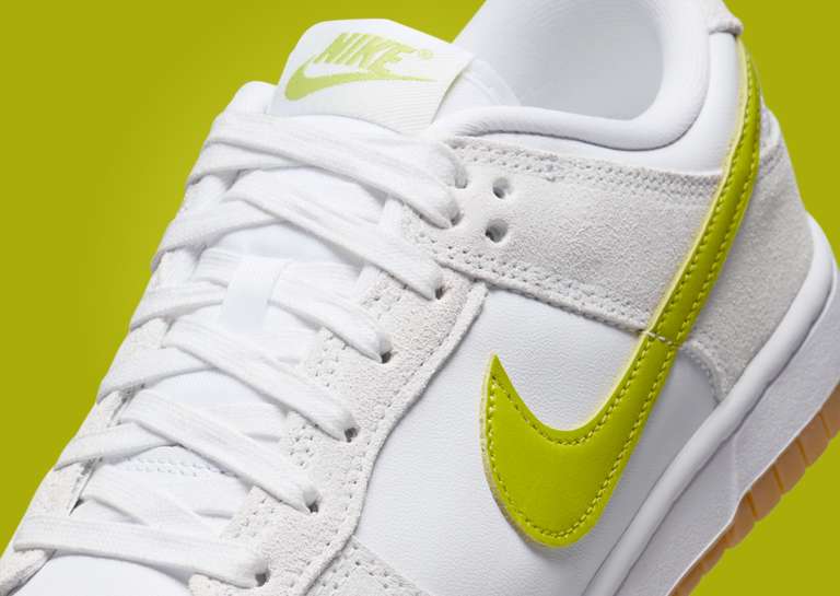 Nike Dunk Low White Bright Cactus (W) Details