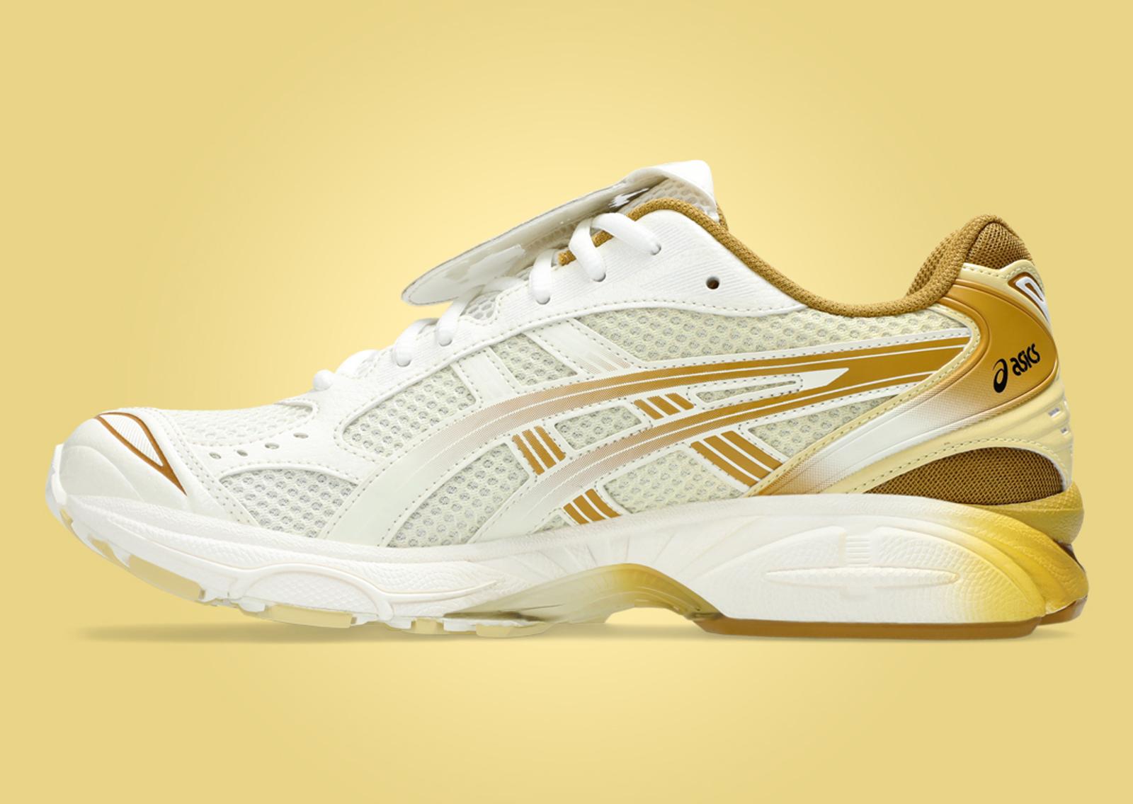 The Museum Visitor x Asics Gel-Kayano 14 Cream Yellow Medial