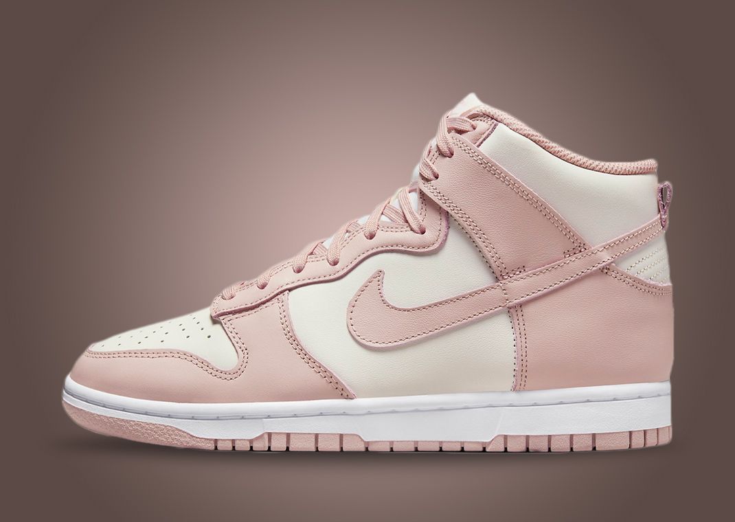 This Nike Dunk High Comes In Pink Oxford