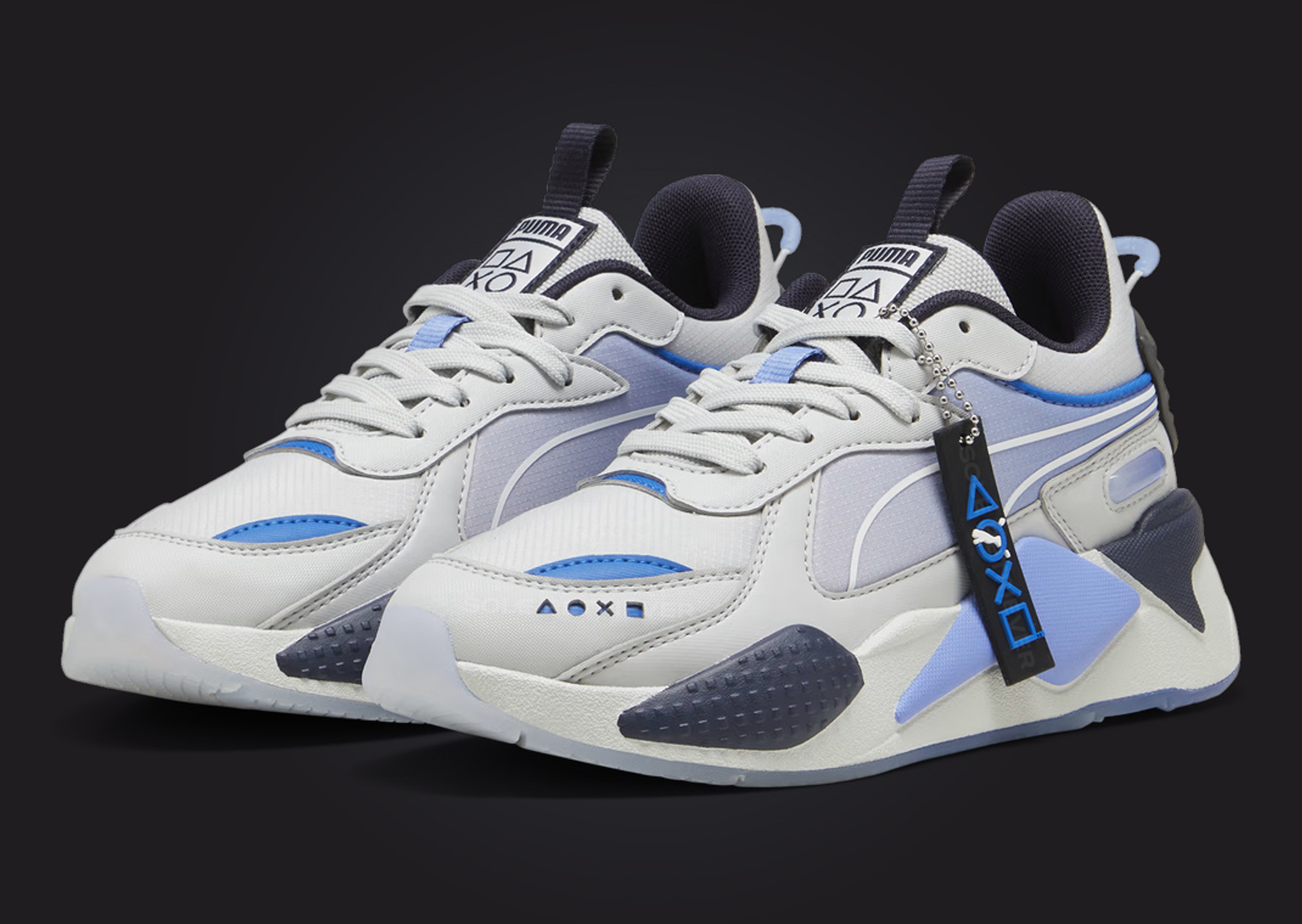 PlayStation x Puma RS-X Grey Angle