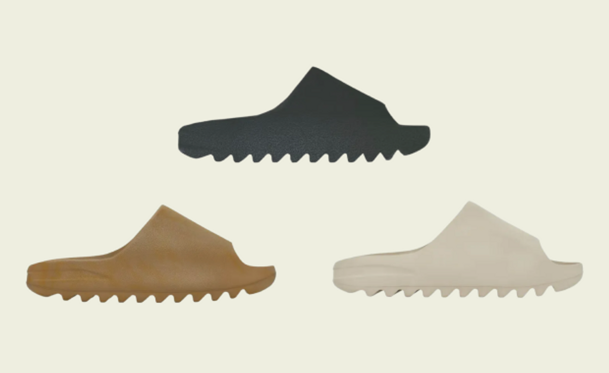 Where To Buy The adidas Yeezy Slide Onyx, Ochre And Pure