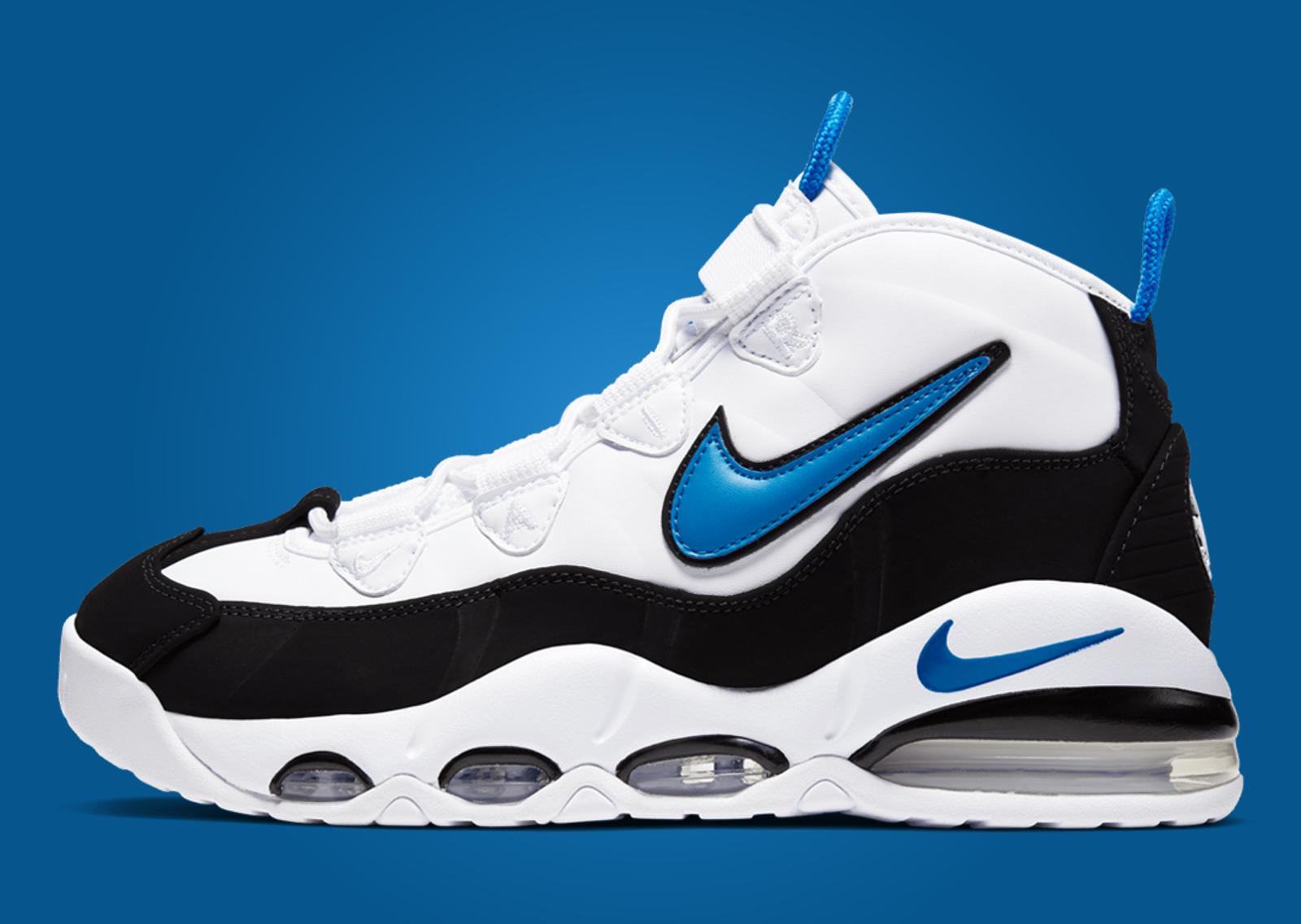 Nike Air Max Uptempo White Photo Blue Black Lateral