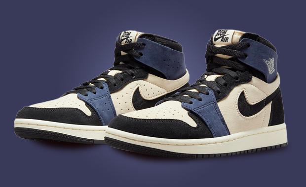 Old School Vibes Hit The Air Jordan 1 High Zoom CMFT 2 Muslin Blackened Blue