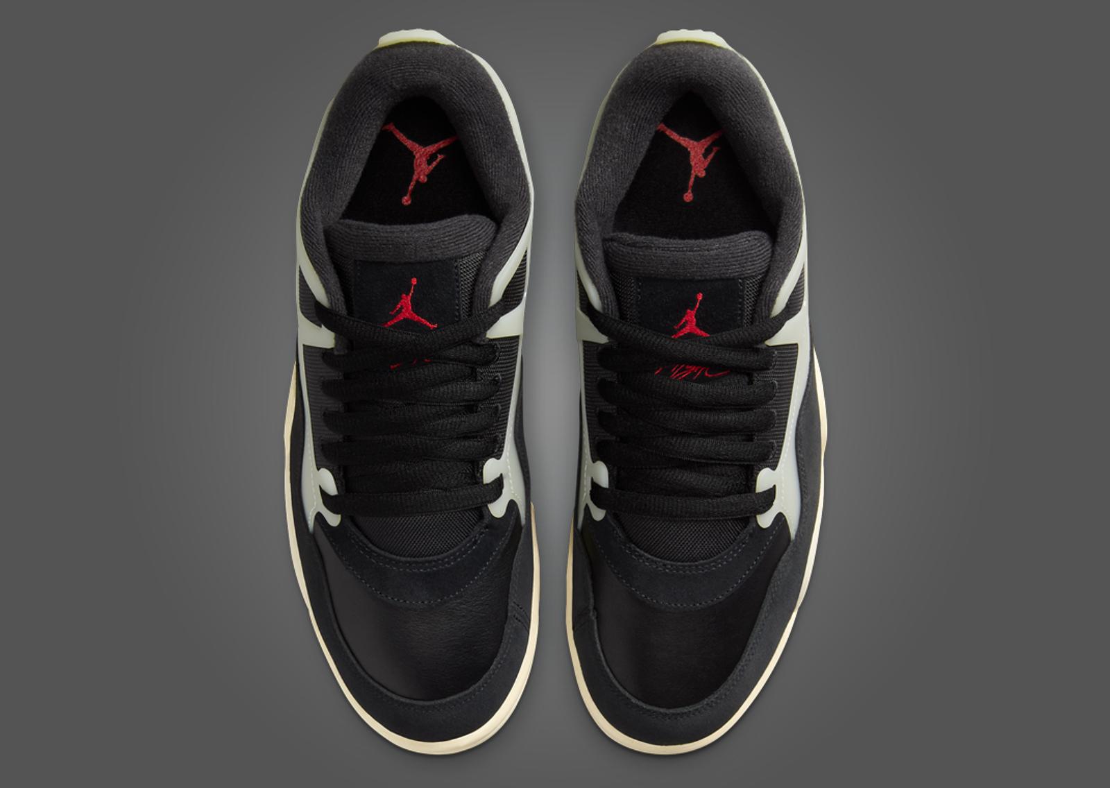 Air Jordan 4 RM Black Coconut Milk Black Top