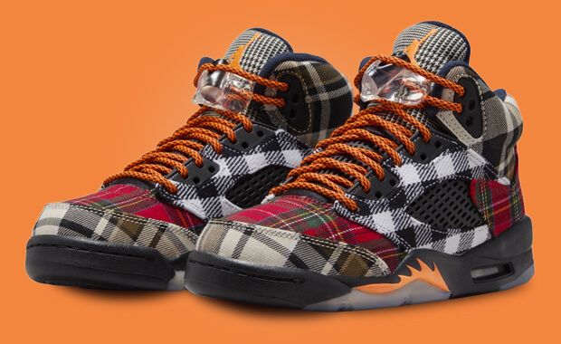 plaid jordan 1s