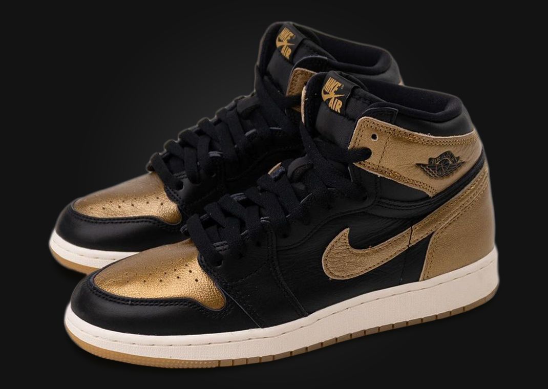 The Air Jordan 1 High Black Metallic Gold Releases in Fall 2024