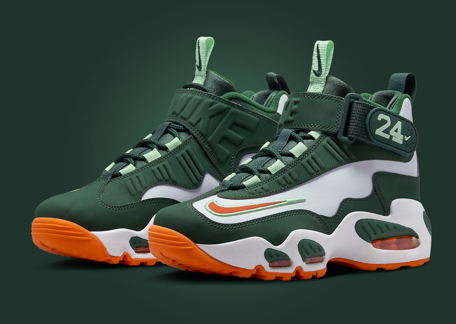 Nike Air Griffey Max 1 Miami Hurricanes (GS) Angle