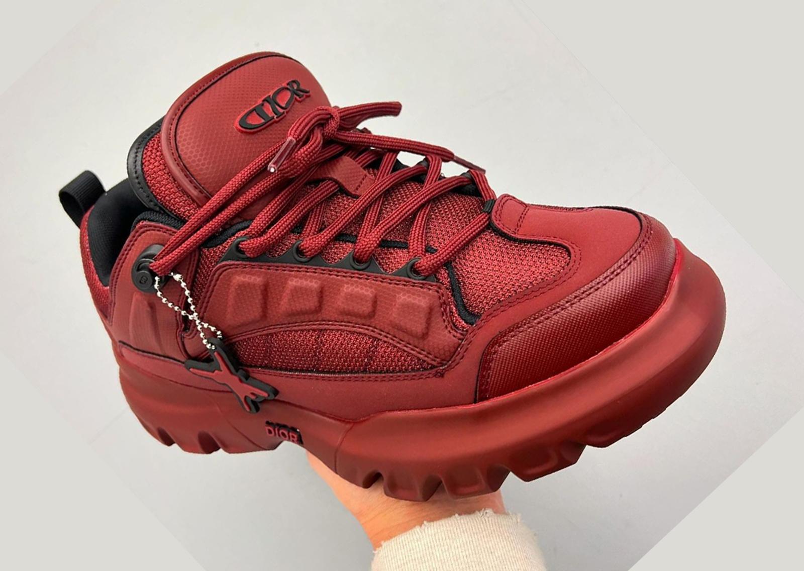 Lewis Hamilton x Dior Snow Sneaker Red Lateral