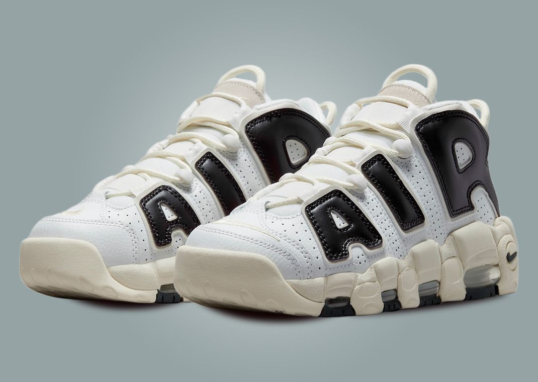 Nike air more uptempo black white release clearance date