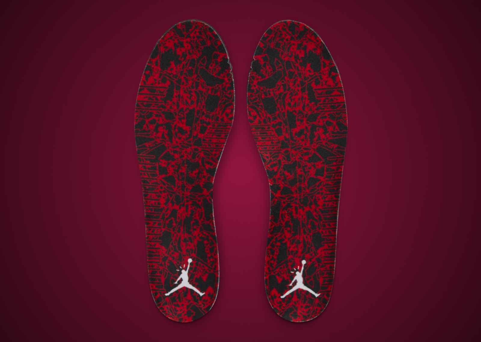 Travis Scott x Jordan Jumpman Jack TR Sail University Red Insole