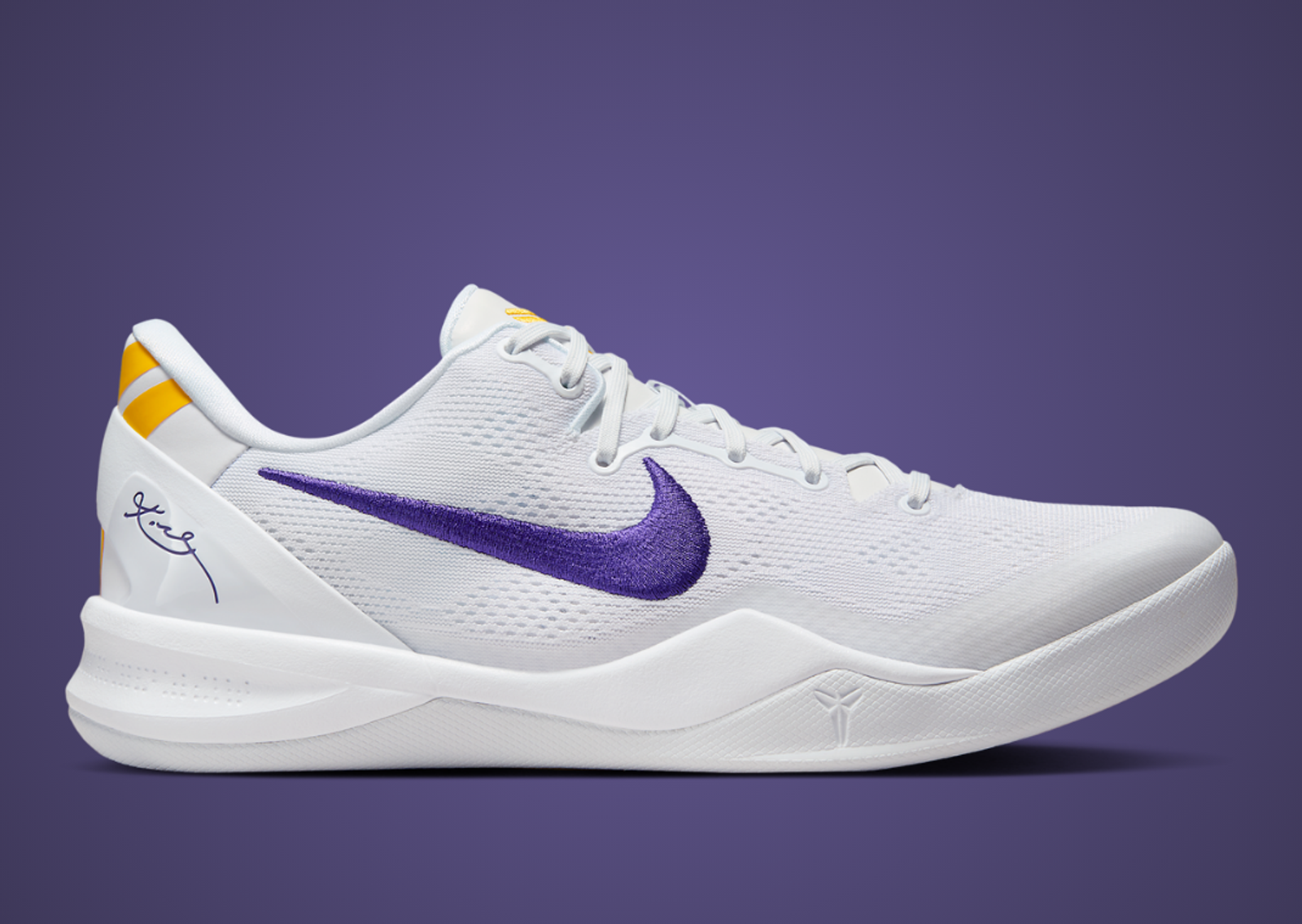 Nike Kobe 8 Protro TB Lakers Home Lateral