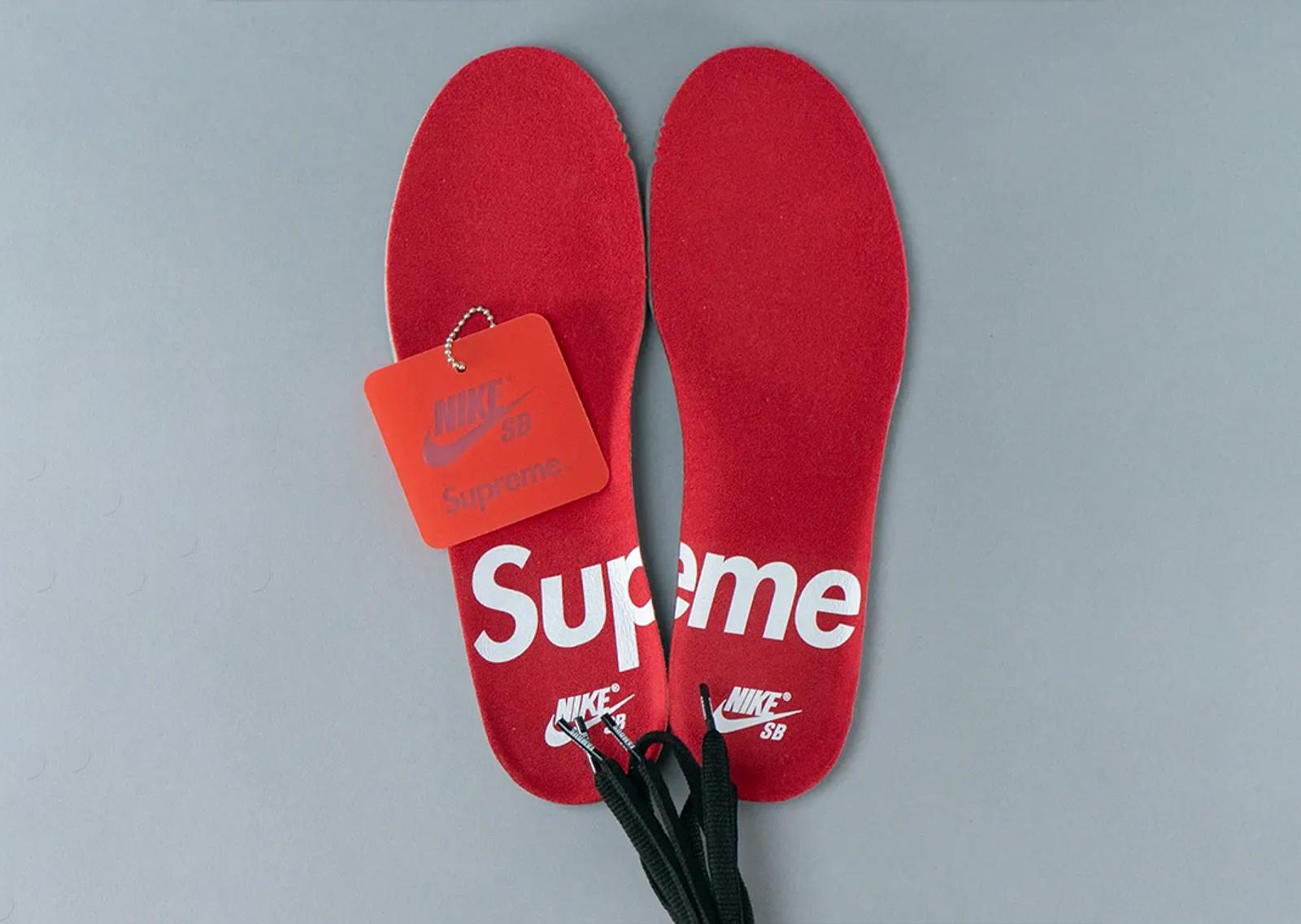 Supreme x Nike SB Dunk Low Ink Insole