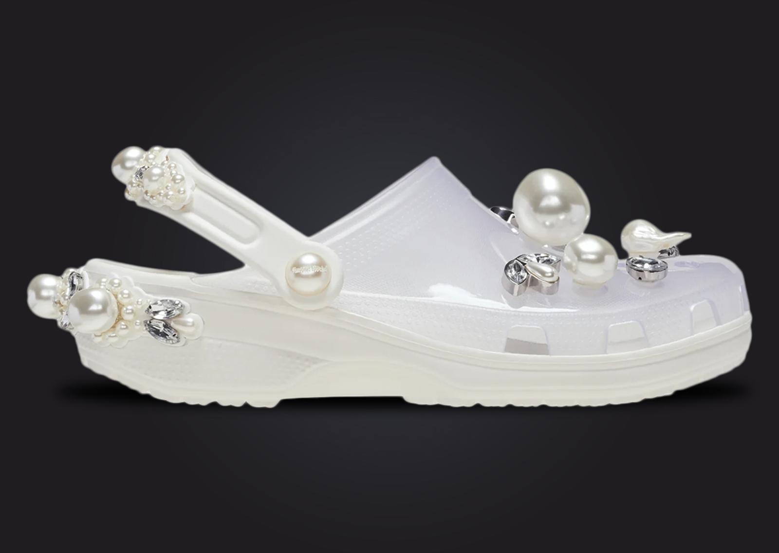 Simone Rocha x Crocs Classic Clog Translucent Lateral