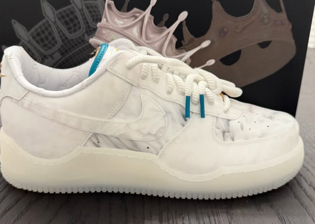 Nike Adds a Marbled White Air Force 1 to LeBron