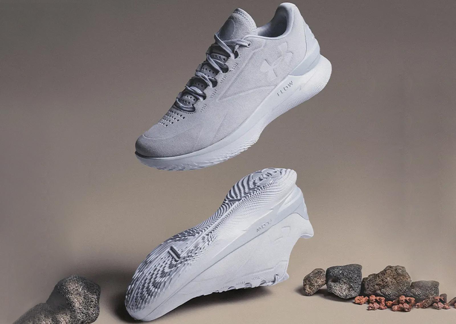 Under Armour Curry 1 Low FloTro Lux Minerals Halo Grey Detail