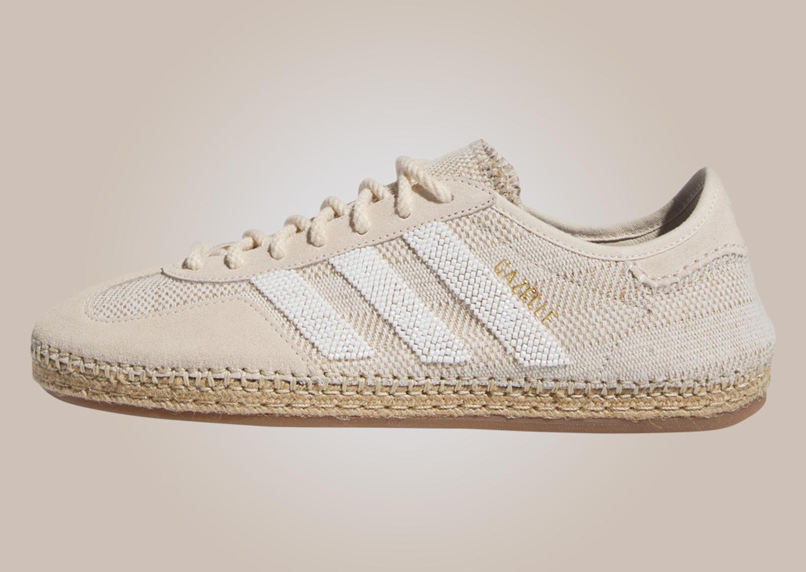 CLOT x adidas Gazelle Halo Ivory Lateral